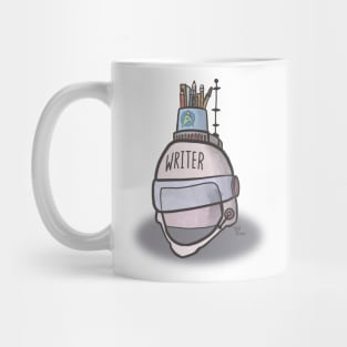 Mission Log Writer's Hat Mug